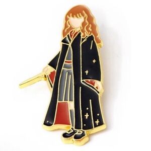 Harry Potter Enamel Pin, J. K. Rowling Character Hermione Granger Enamel Pin